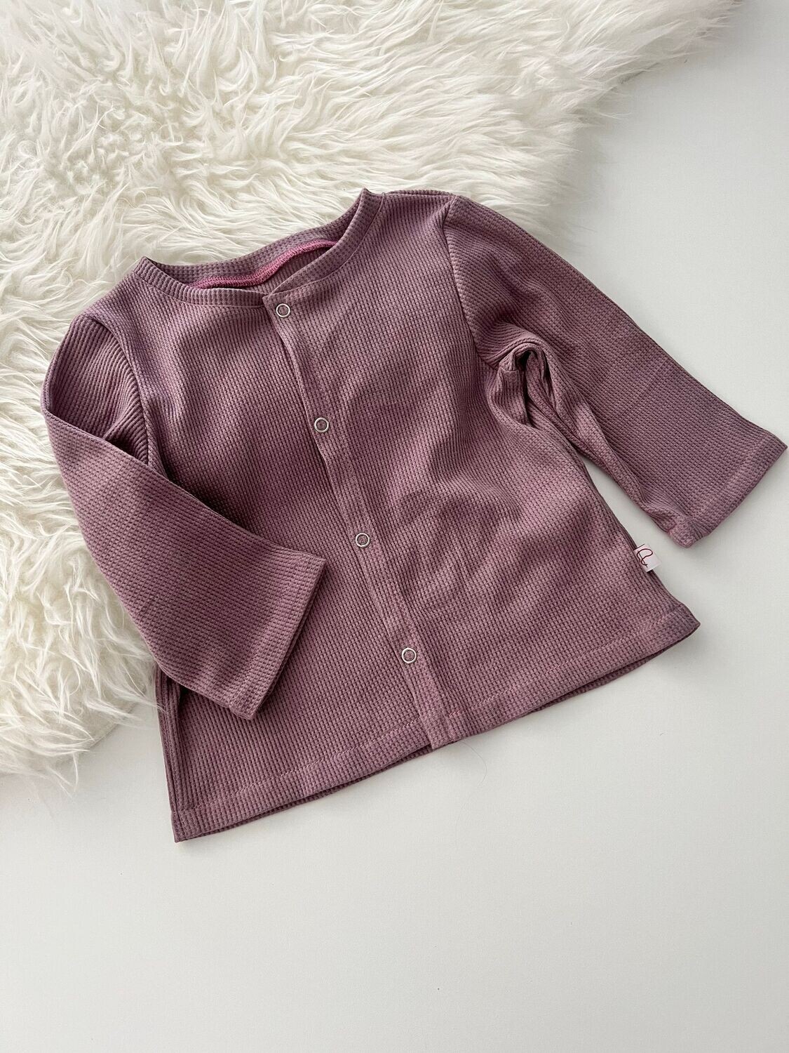 Sommerjacke aus dünnem Waffeljersey