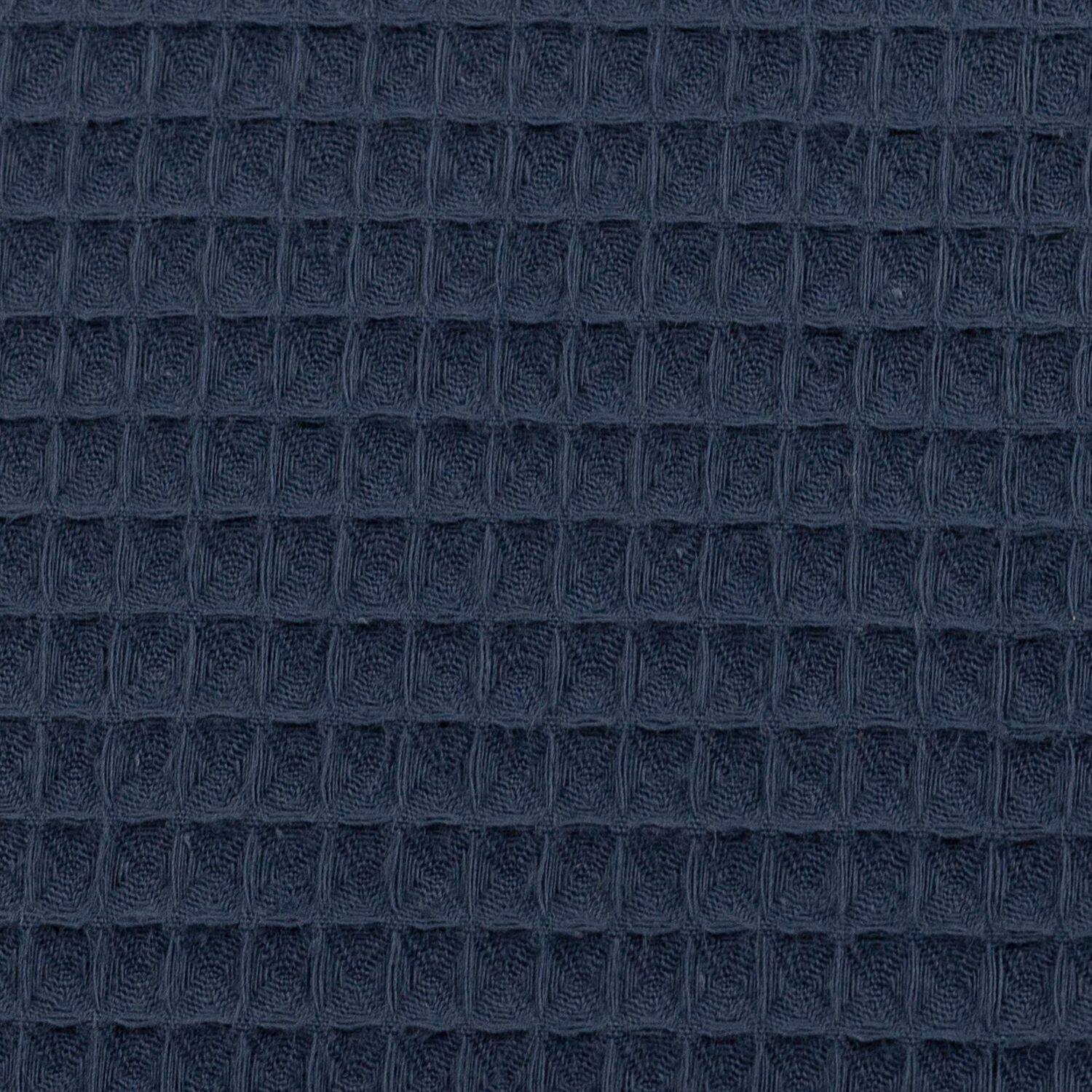 Waffelpique nachtblau - 0,5m