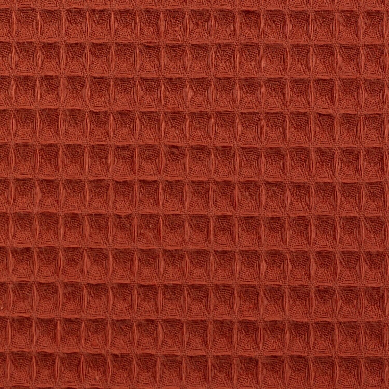 Waffelpique terraccota - 0,5m
