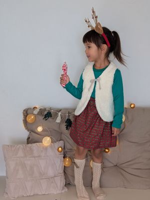 Festlicher Mädchenrock für Weihnachten