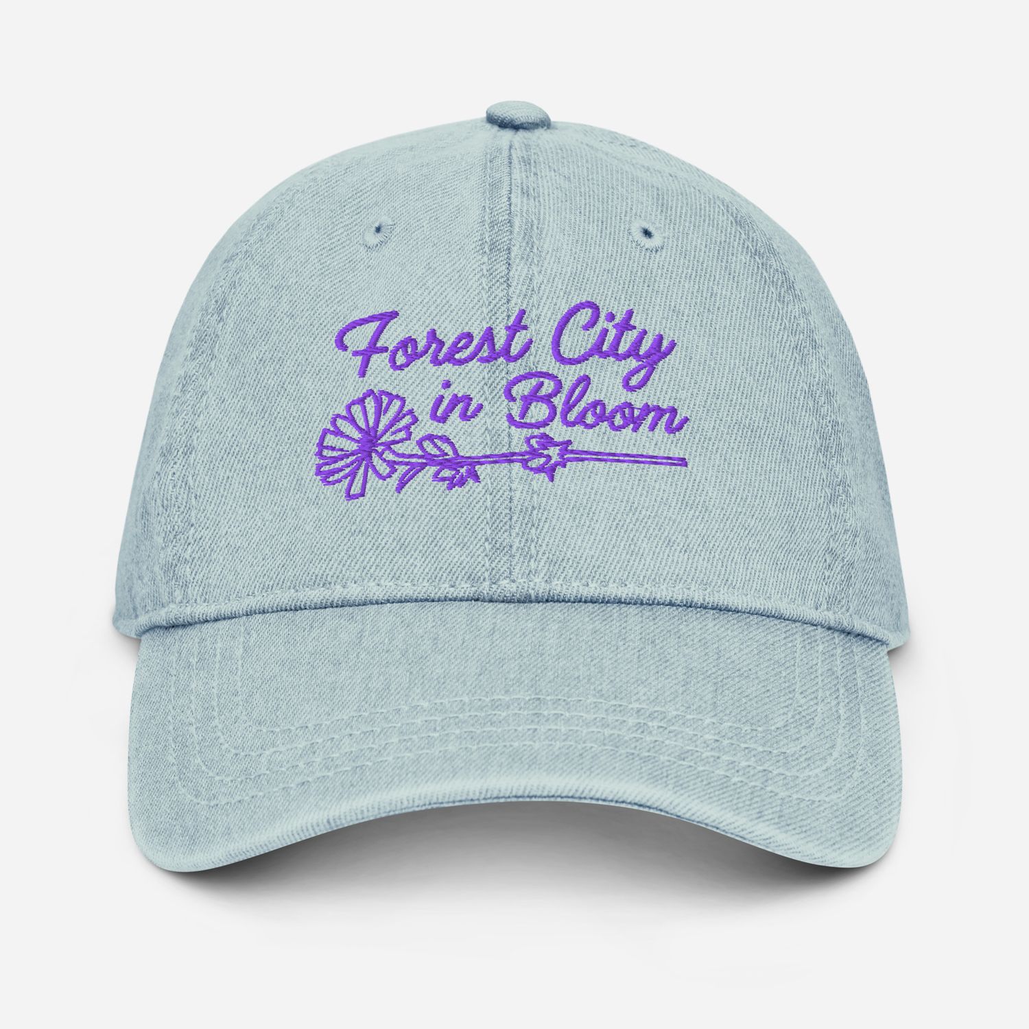 Forest City in Bloom Denim Cap