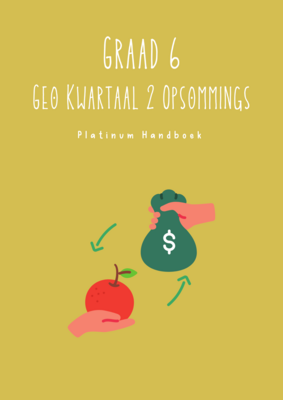 Graad 6 SW - Geografie Kwartaal 2 Opsommings - Platinum Handboek