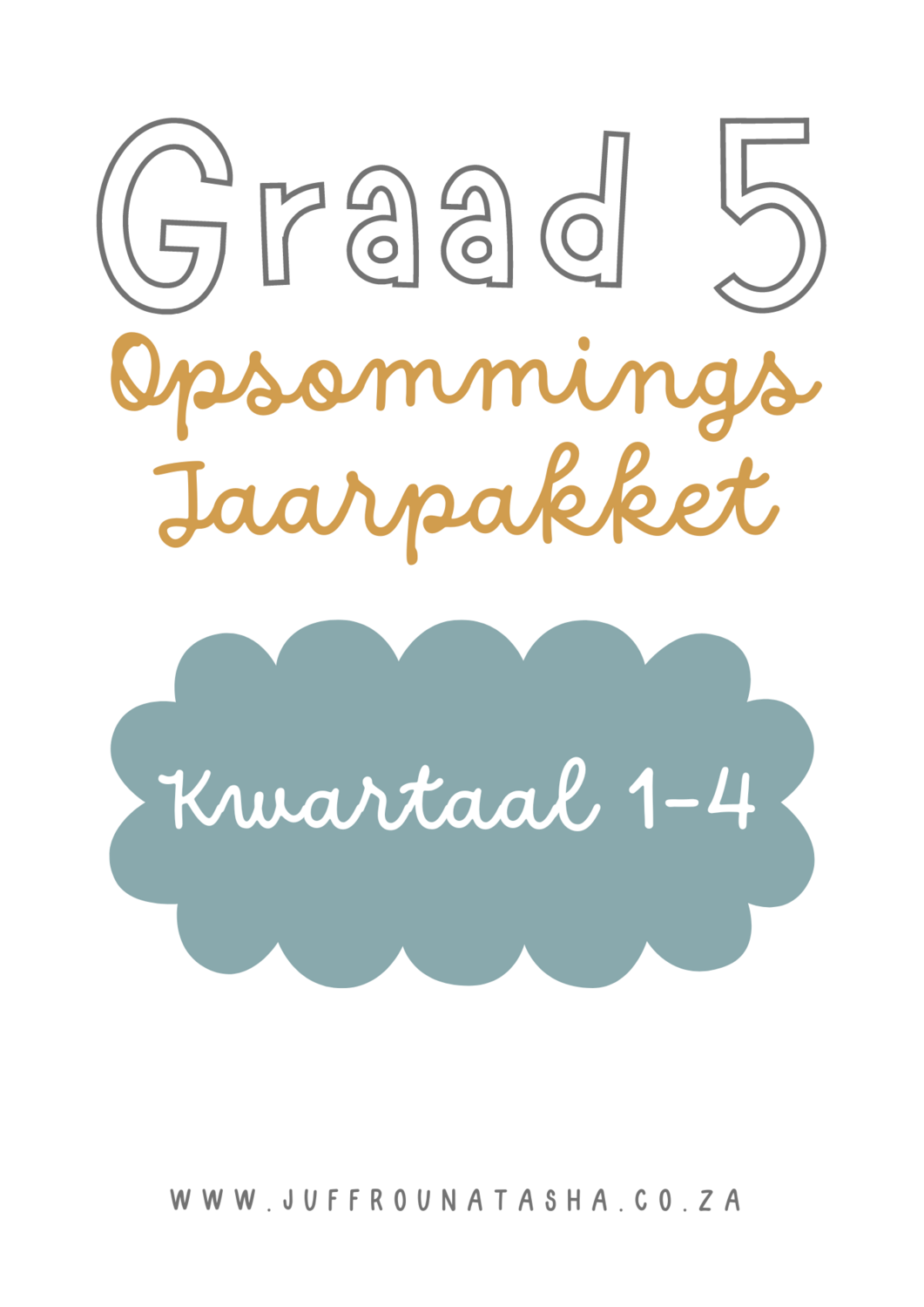 Graad 5 Opsommings Jaarpakket
