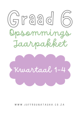 Graad 6 Jaarpakket Opsommings