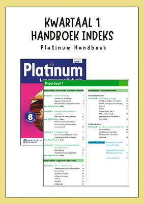 Graad 6 Lewensvaardighede Opsommings Kwartaal 1 - Platinum Handboek
