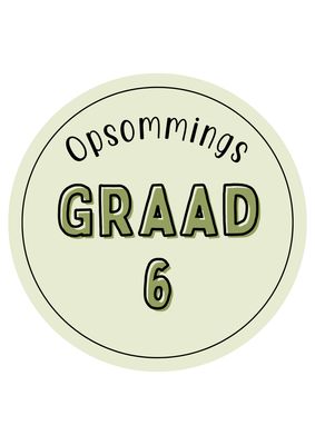 Graad 6 Opsommings