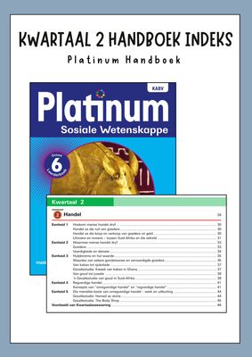 Graad 6 SW - Geografie Kwartaal 2 Opsommings - Platinum Handboek