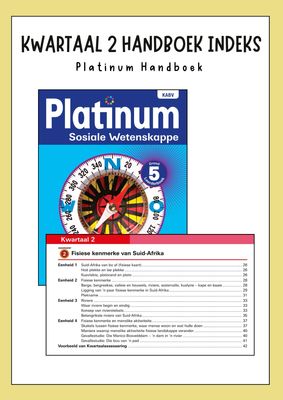 Graad 5 SW - Geografie Kwartaal 2 Opsommings - Platinum Handboek