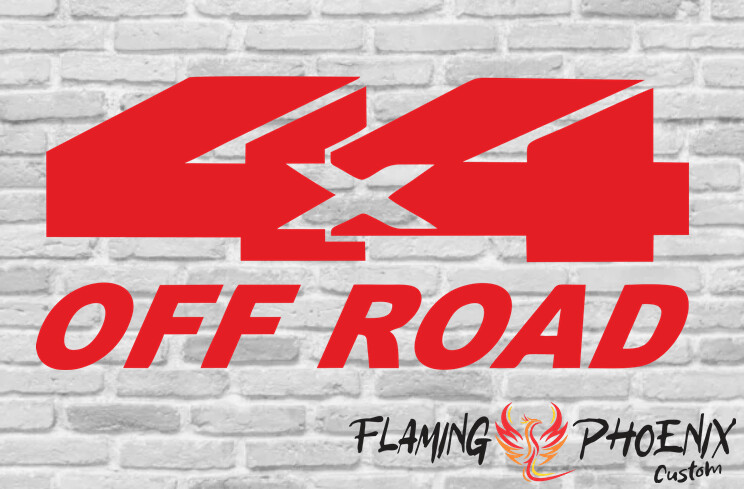 4X4 OFF ROAD CUSTOM CAR VINYL STICKER DECAL