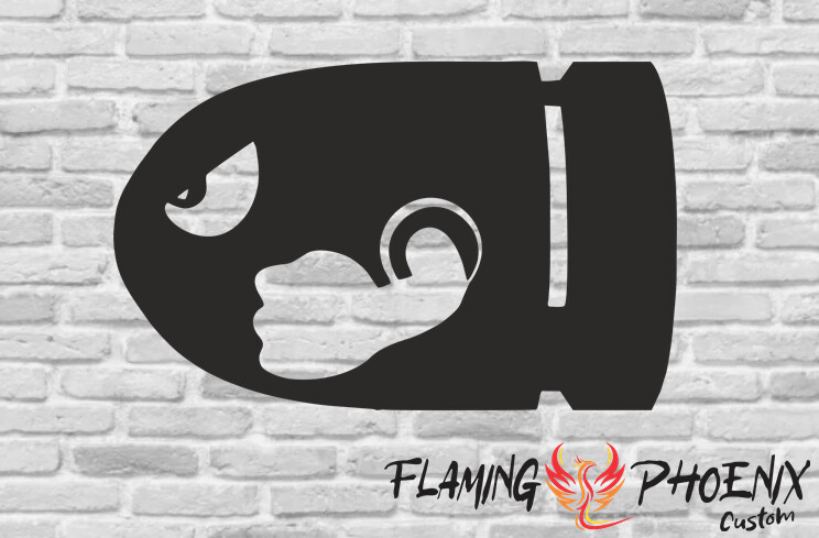 BULLET CUSTOM CAR VINYL STICKER DECAL