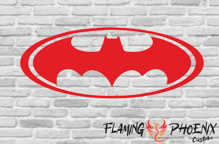 BATMAN CUSTOM CAR VINYL STICKER DECAL