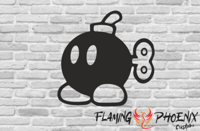 FUNNY BOMB CUSTOM CAR VINYL STICKER DECAL