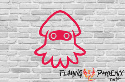 SQUID CUSTOM CAR VINYL STICKER DECAL