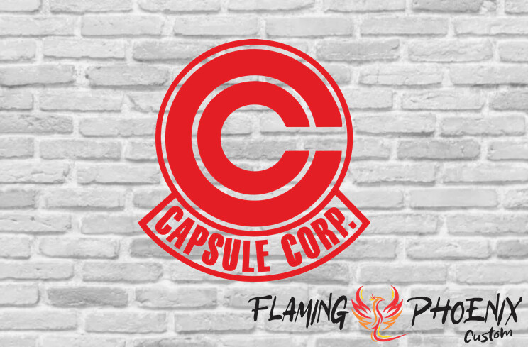 CAPSULE CORP LOGO CUSTOM CAR VINYL STICKER DECAL
