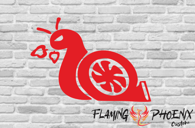 ANGRY TURBO NAIL CUSTOM CAR VINYL STICKER DECAL