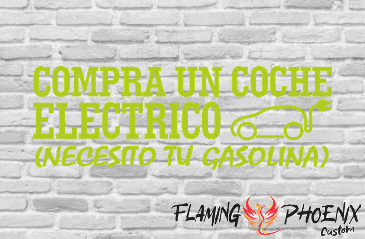 COMPRA UN COCHE ELECTRICO CUSTOM CAR VINYL STICKER DECAL