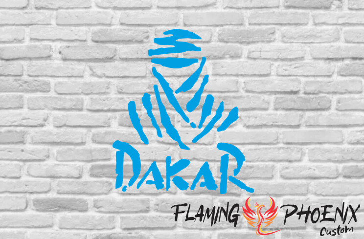 DAKAR LOGO CUSTOM CAR VINYL STICKER DECAL