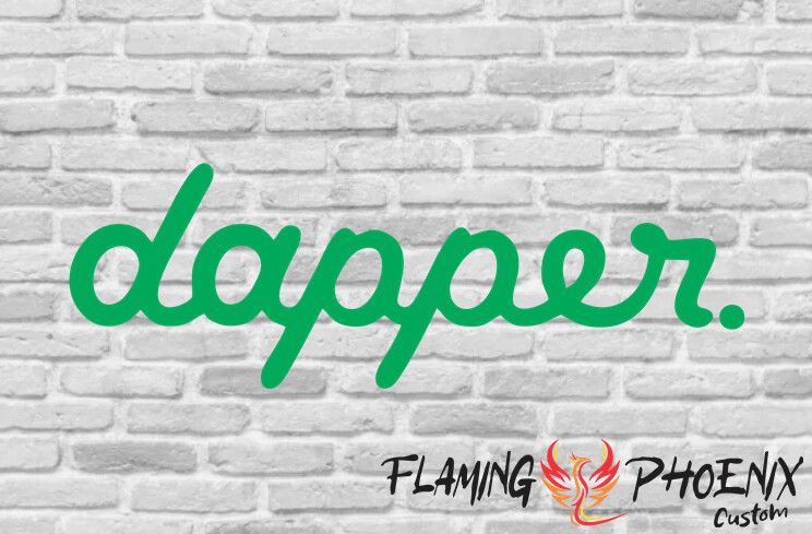 DAPPER CUSTOM CAR VINYL STICKER DECAL