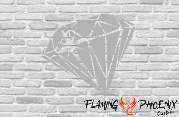 DIAMOND CUSTOM CAR VINYL STICKER DECAL