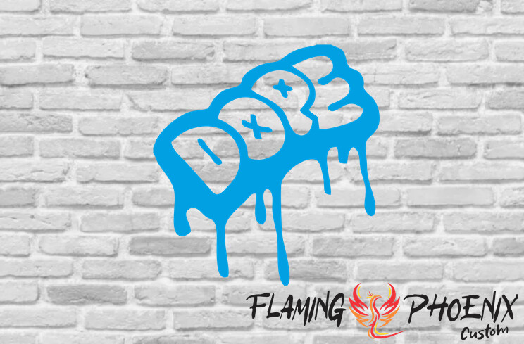 DOPE PAINT CUSTOM CAR VINYL STICKER DECAL