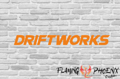 DRIFTWORKS CUSTOM CAR VINYL STICKER DECAL