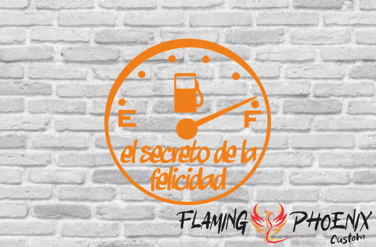 EL SECRETO DE LA FELICIDAD CUSTOM CAR VINYL STICKER DECAL