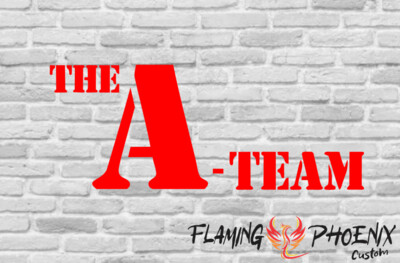 THE A TEAM CUSTOM CAR VINYL STICKER DECAL