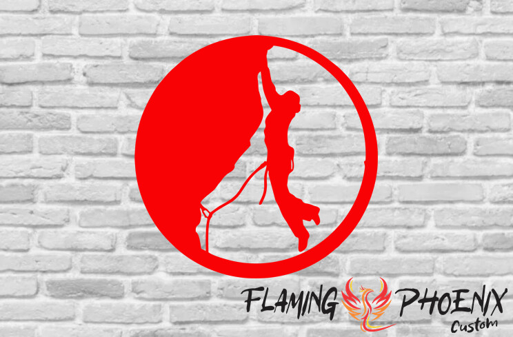CLIMBER CUSTOM CAR VINYL STICKER DECAL