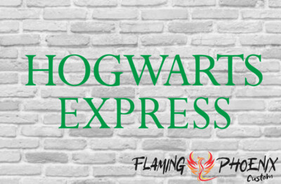 HOGWARTS EXPRESS CUSTOM CAR VINYL STICKER DECAL