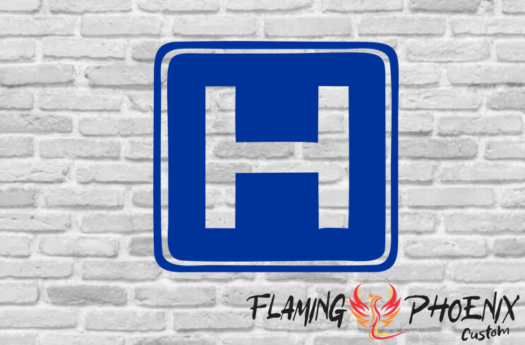 HOTEL CUSTOM CAR VINYL STICKER DECAL