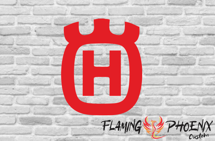 HUSQVARNA CUSTOM CAR VINYL STICKER DECAL