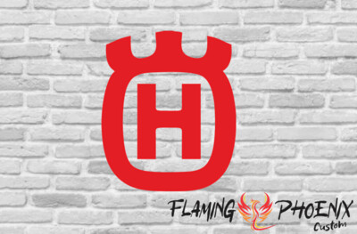 HUSQVARNA CUSTOM CAR VINYL STICKER DECAL