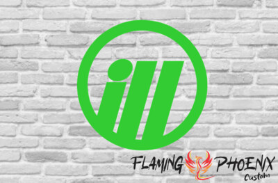 ILL CUSTOM CAR VINYL STICKER DECAL