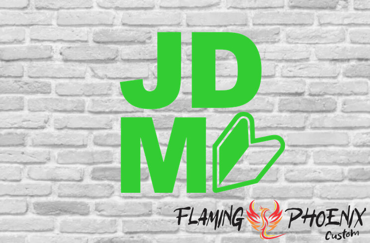 JDM WAKABA CUSTOM CAR VINYL STICKER DECAL