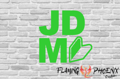 JDM WAKABA CUSTOM CAR VINYL STICKER DECAL