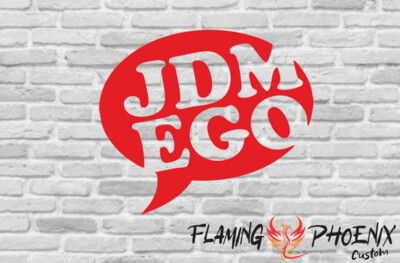 JDM EGO CUSTOM CAR VINYL STICKER DECAL