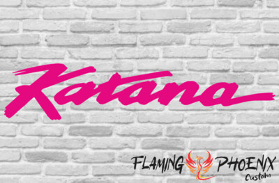 KATANA CUSTOM CAR VINYL STICKER DECAL