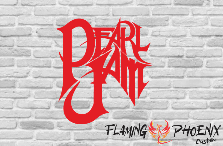 PEARL JAM CUSTOM CAR VINYL STICKER DECAL