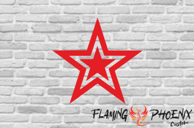 DOUBLE STAR CUSTOM CAR VINYL STICKER DECAL