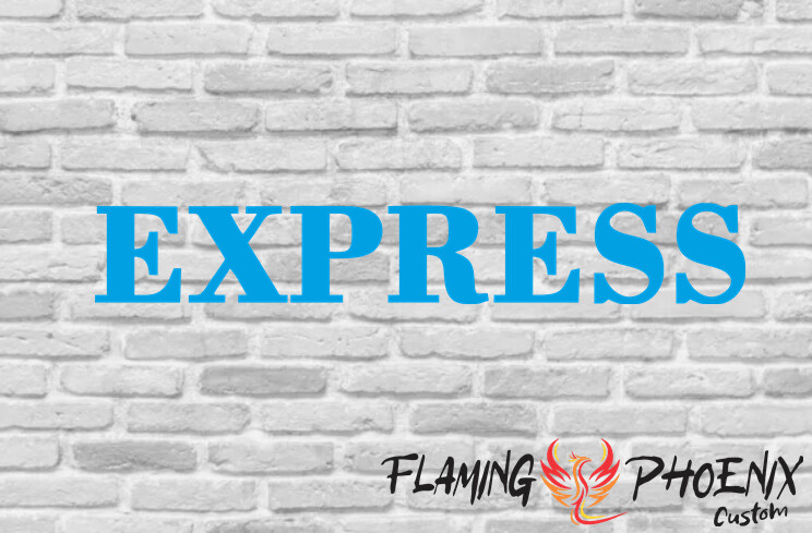 EXPRESS CUSTOM CAR VINYL STICKER DECAL
