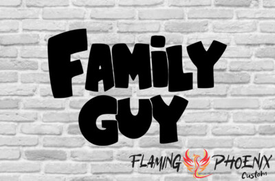 FAMILY GUY CUSTOM CAR VINYL STICKER DECAL