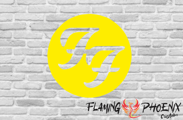 FOO FIGHTERS LOGO CUSTOM CAR VINYL STICKER DECAL