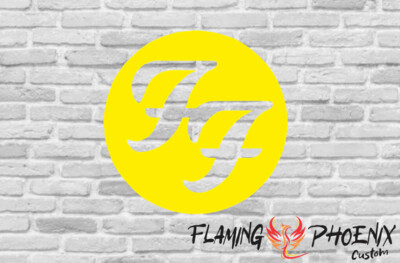 FOO FIGHTERS LOGO CUSTOM CAR VINYL STICKER DECAL