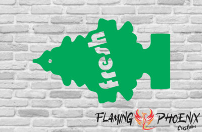 FRESH AIR FRESHENER CUSTOM CAR VINYL STICKER DECAL