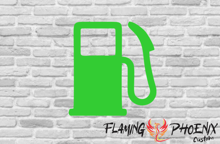 GAS BOMB CUSTOM CAR VINYL STICKER DECAL