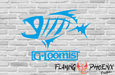 G LOOMIS CUSTOM CAR VINYL STICKER DECAL