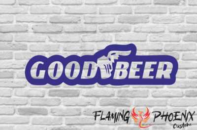 GOODBEER CUSTOM CAR VINYL STICKER DECAL