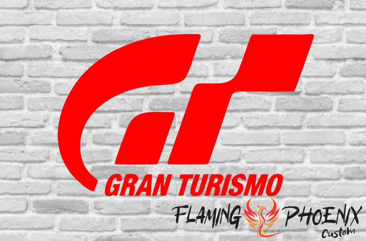GRAN TURISMO LOGO CUSTOM CAR VINYL STICKER DECAL
