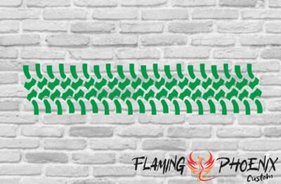 TIRE TREAD CUSTOM CAR VINYL STICKER DECAL