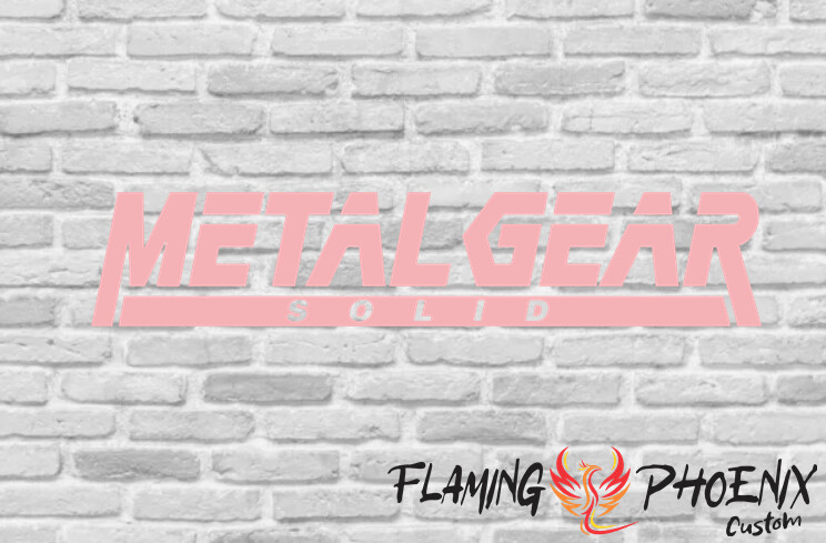 METAL GEAR SOLID CUSTOM CAR VINYL STICKER DECAL